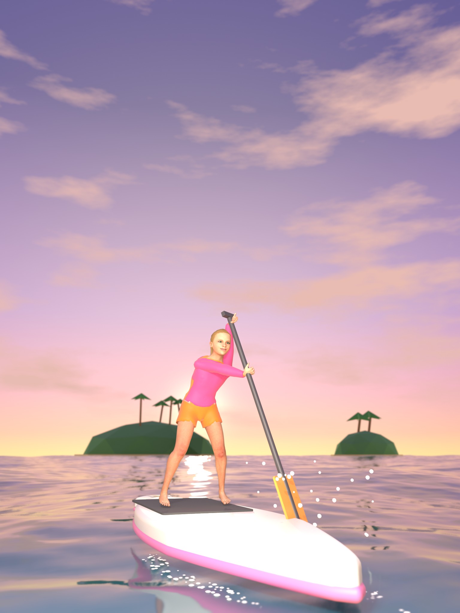 Key art 3:4 girl